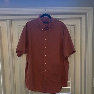 Men's Roundtree & Yorke Red/Blue/White Checkered Shirt 2XT